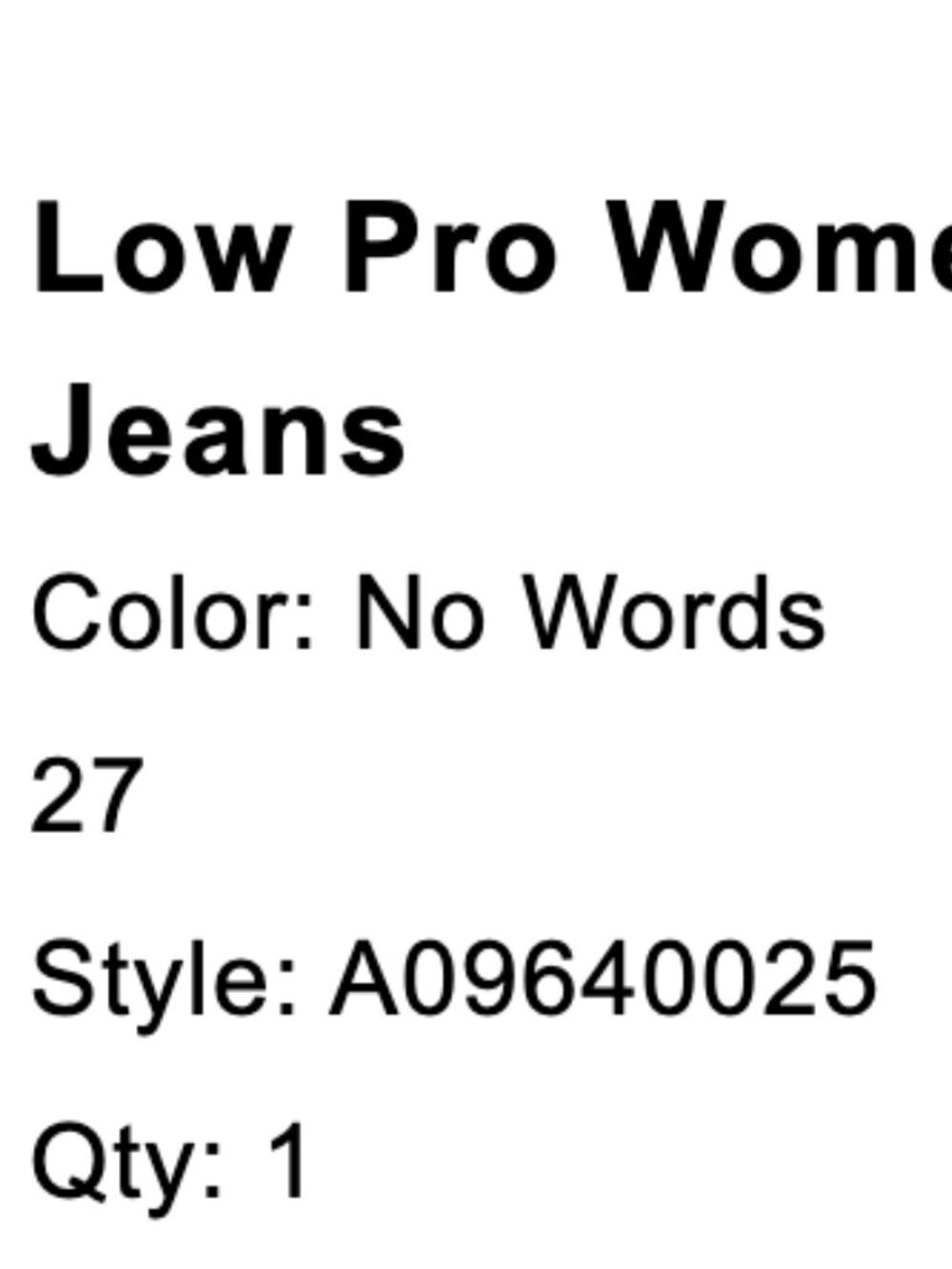 Levi low pro women's jeans Sz 27 - Picture 4 of 14